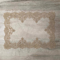 Load image into Gallery viewer, Placemat Silk Gold Lace Tableware Pieces 
