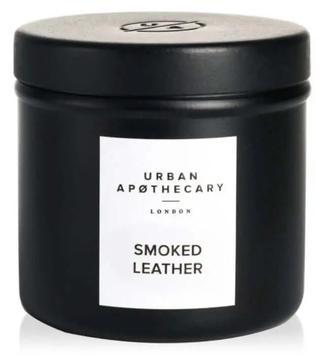 Smoked Leather Luxury Travel Candle - Pieces SA