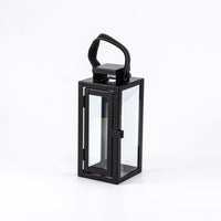 Load image into Gallery viewer, Lantern Black Metal With Leather Strap
