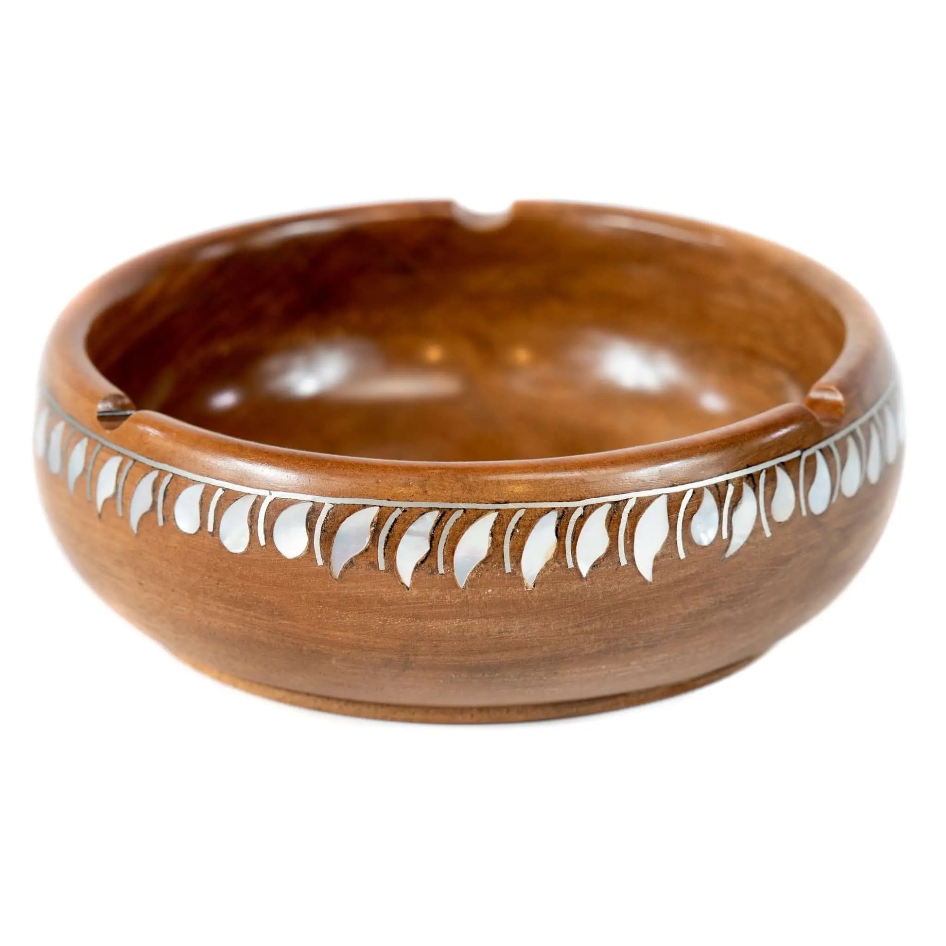 Round Ashtray with Engraved Sadaf - Pieces SA