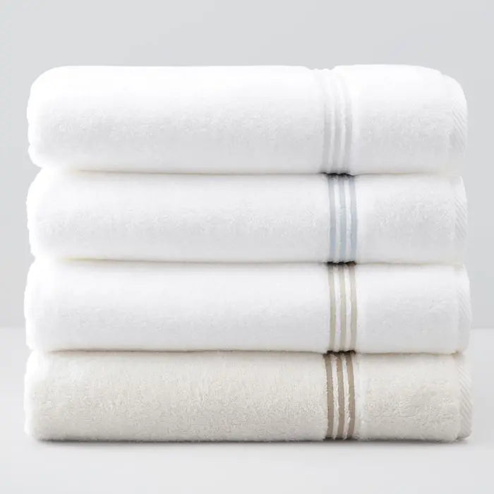 Bath Towel Bel Tempo Silver Accessories Pieces 