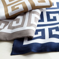 Load image into Gallery viewer, Arcadia Lap Throw Navy/White Furniture Pieces 
