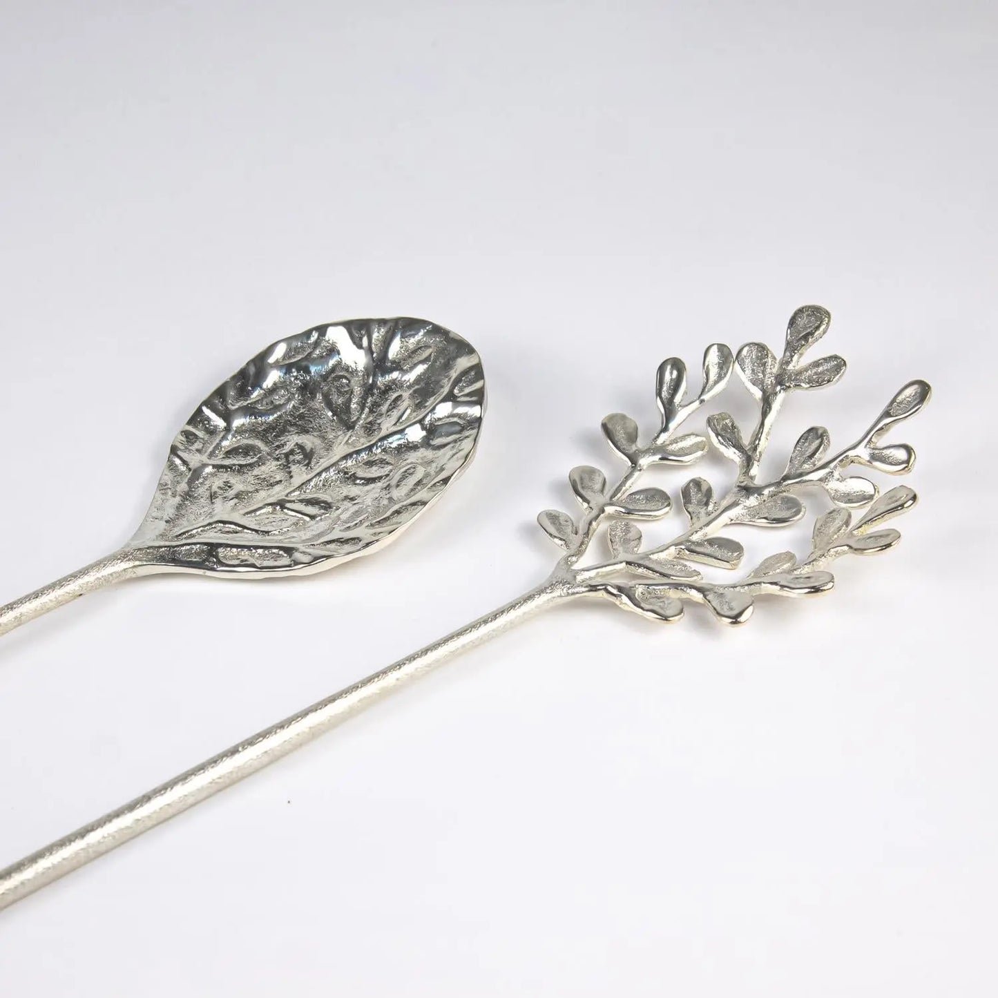 Serving Set Imli Leaf Shiny Silver Accessories Pieces 