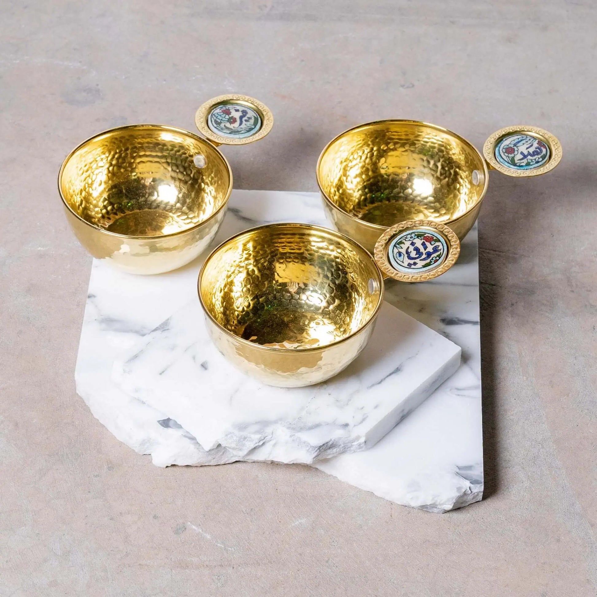 Nut Bowl Brass Ichani Handle - Pieces SA