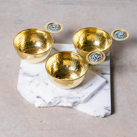 Load image into Gallery viewer, Bowl Brass with Ichani Round Medium
