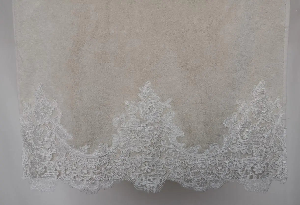 Hand Towel Spring Beige Lace Accessories Pieces 