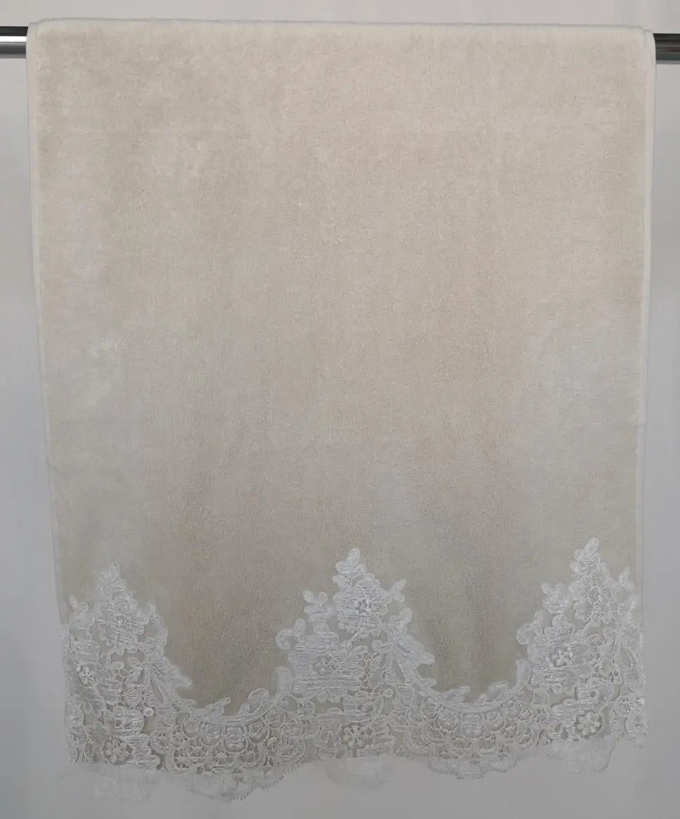 Hand Towel Spring Beige Lace Accessories Pieces 