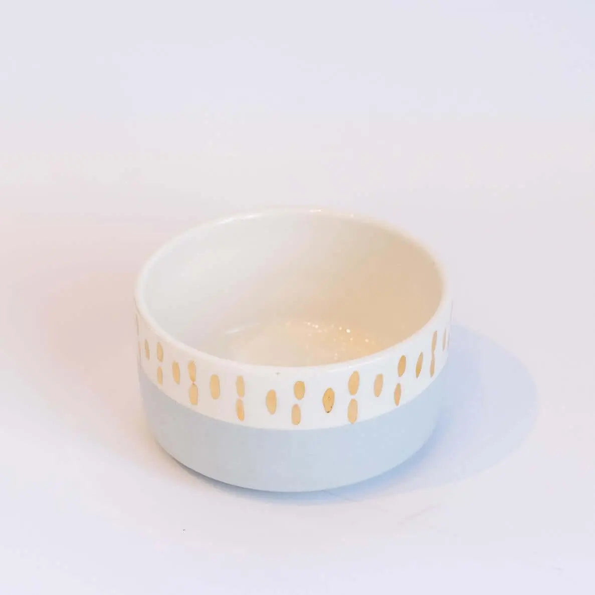 Bowl Droit Gm Nour Gris Gold Ceramic - Pieces SA