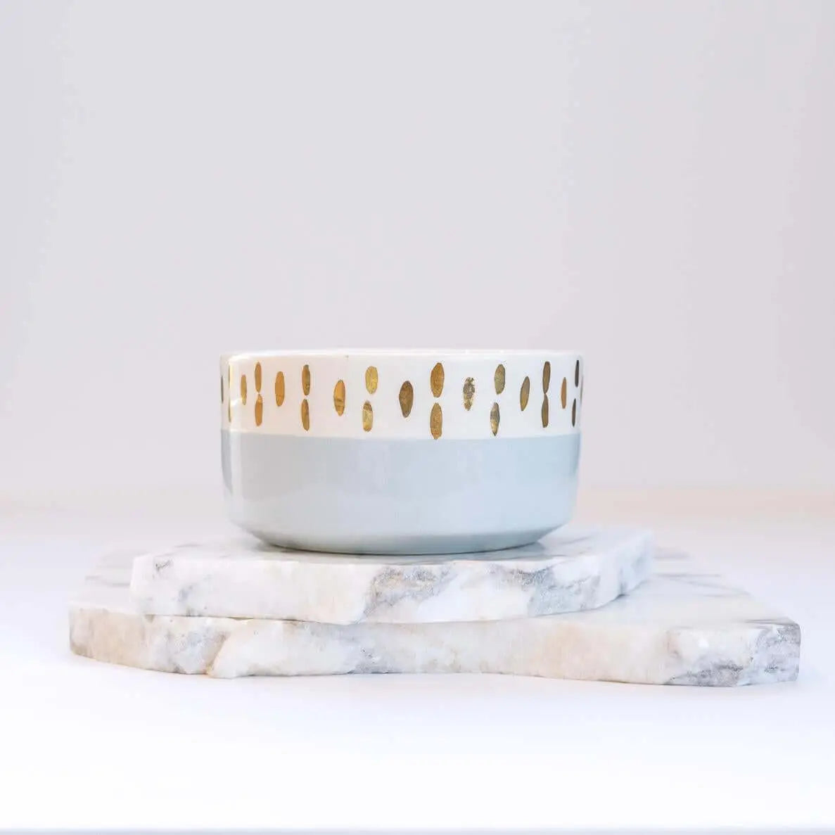 Bowl Droit Gm Nour Gris Gold Ceramic - Pieces SA