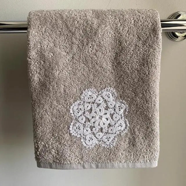 Elizabeth Face Towel Gray - Pieces SA