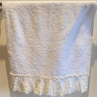 Load image into Gallery viewer, Face Towel Ninette White

