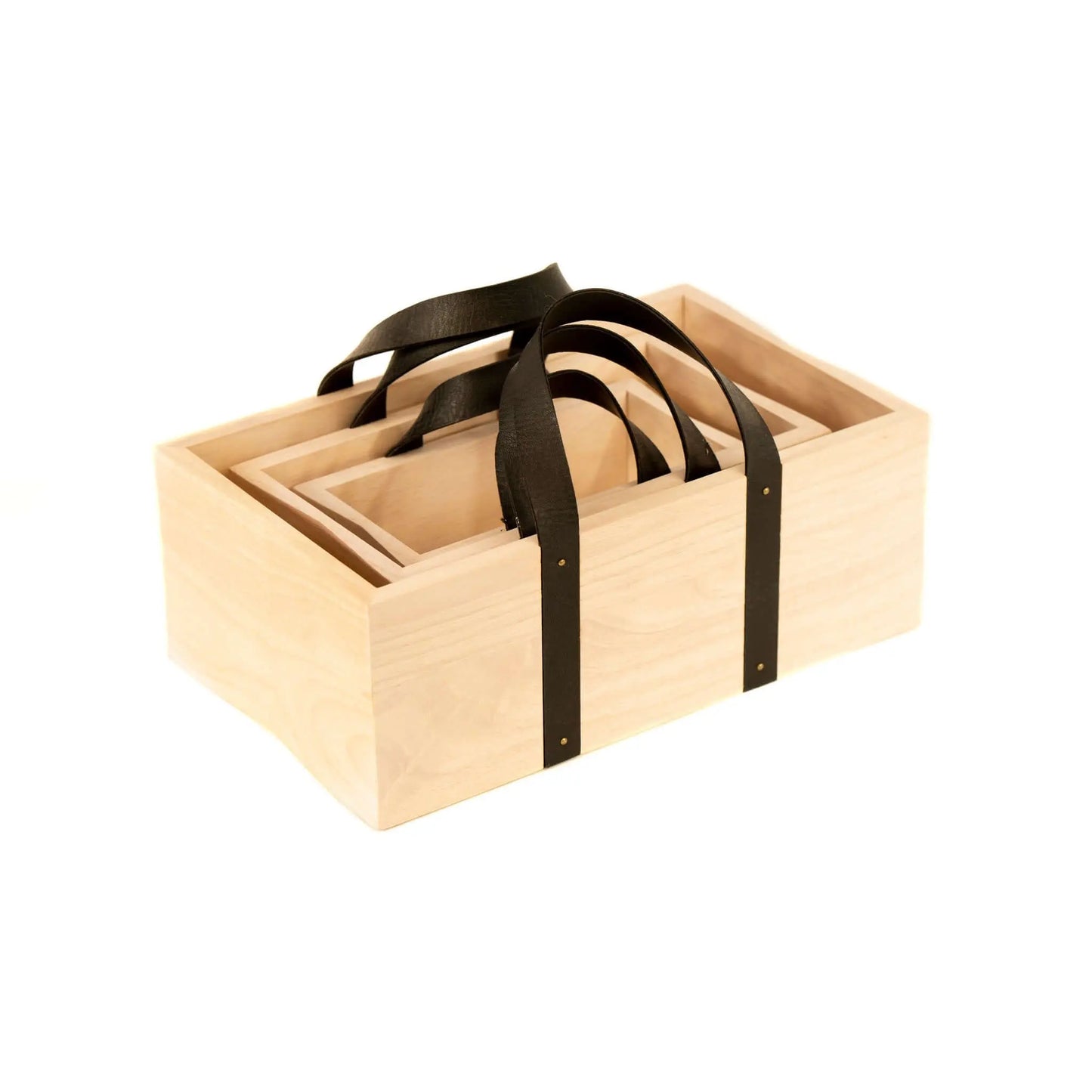 Wooden Bag Set Of 3 - Pieces SA