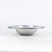 Load image into Gallery viewer, Bowl Hammered Rim Silver
