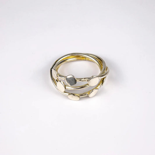 Napkin Ring Dots Online Silver Devi