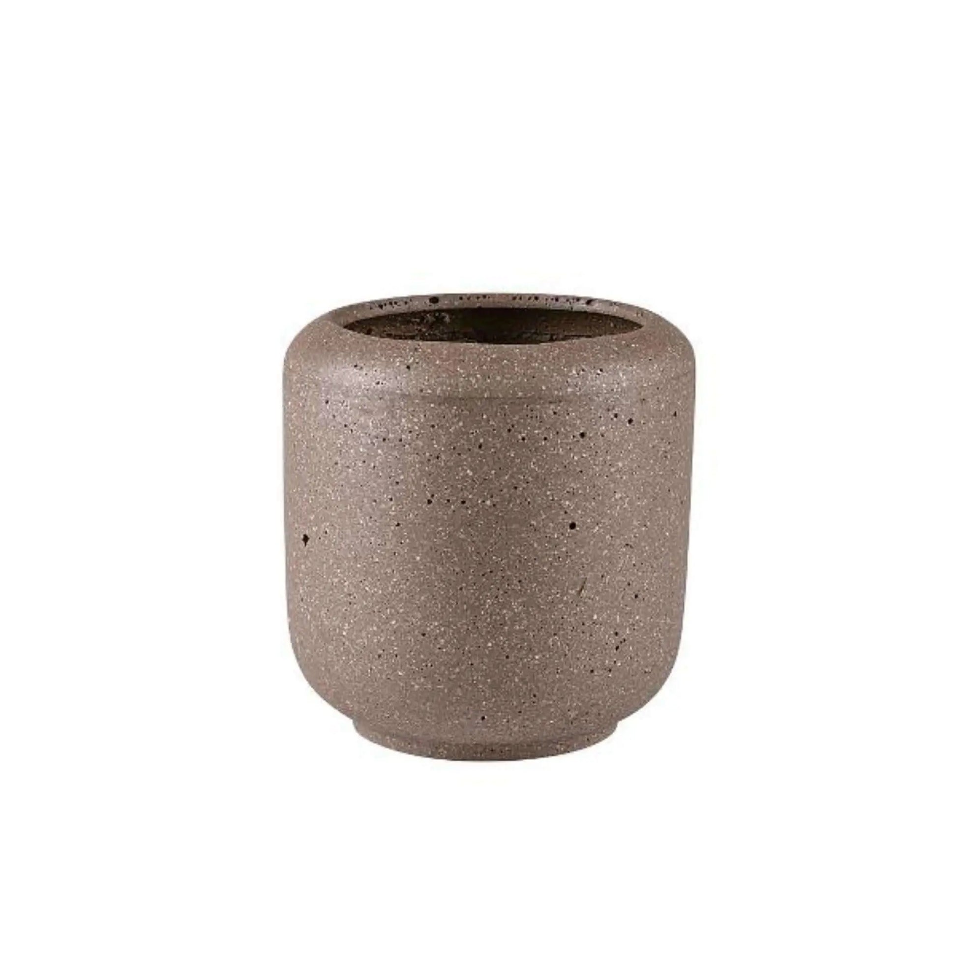 Flowerpot Polystone Brown Large - Pieces SA