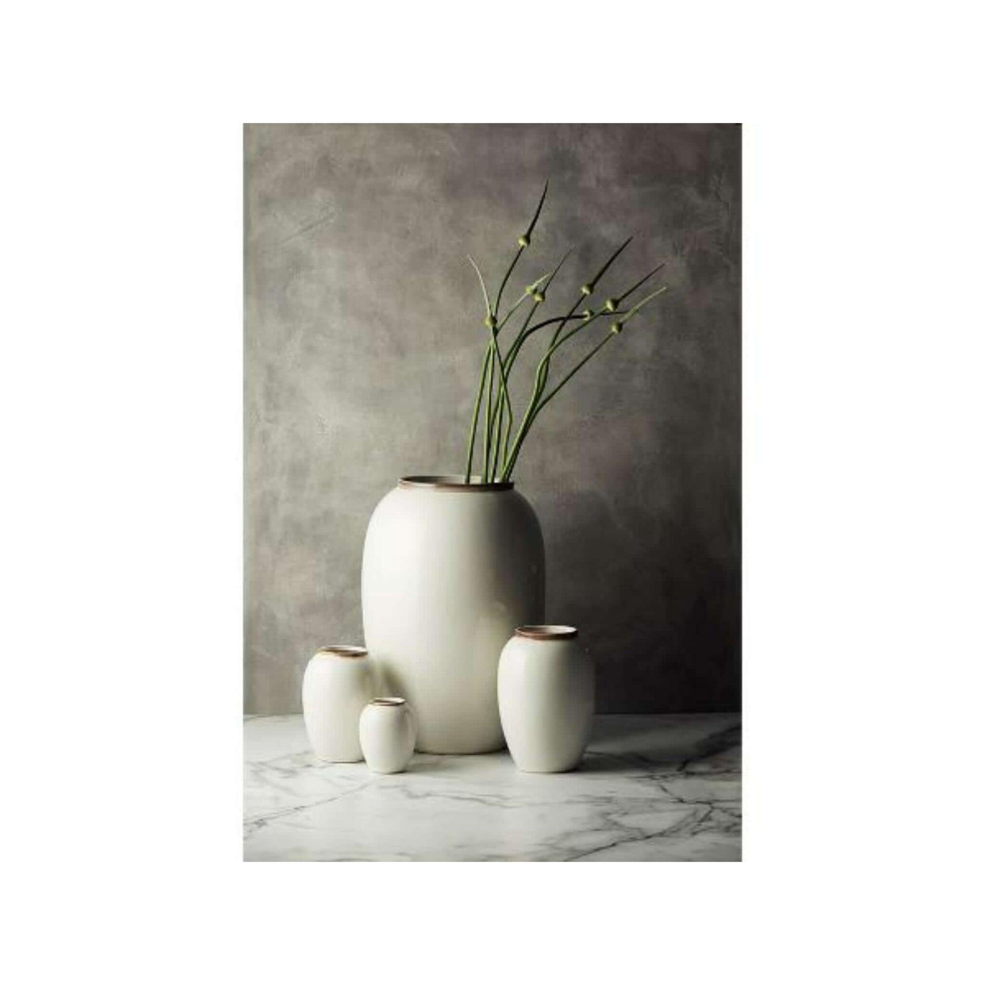 Vase Cream Bitz Small - Pieces SA