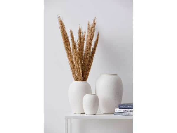 Vase Cream Bitz Medium - Pieces SA