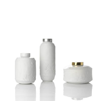Load image into Gallery viewer, Imprint Vase Medium White
