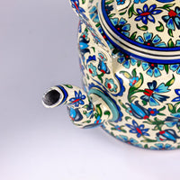 Load image into Gallery viewer, Teapot Cream and Blue Large
