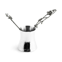 Load image into Gallery viewer, Black Orchid Large Coffee Pot with Spoon
