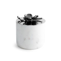 Load image into Gallery viewer, Black Orchid Small Marble Candle
