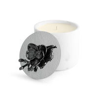 Load image into Gallery viewer, Black Orchid Small Marble Candle
