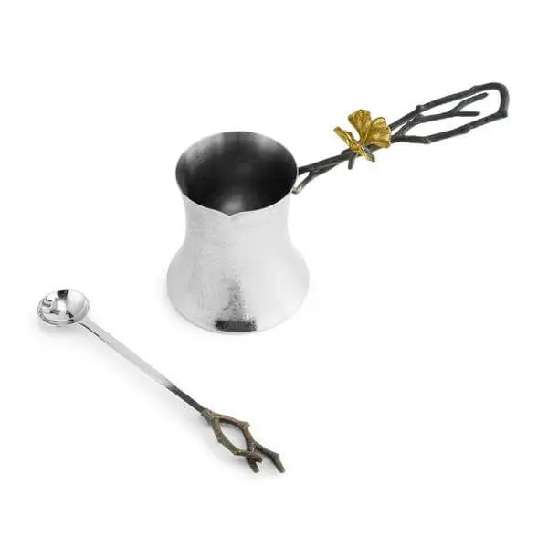 Butterfly Ginkgo Small Coffee Pot with Spoon - Pieces SA