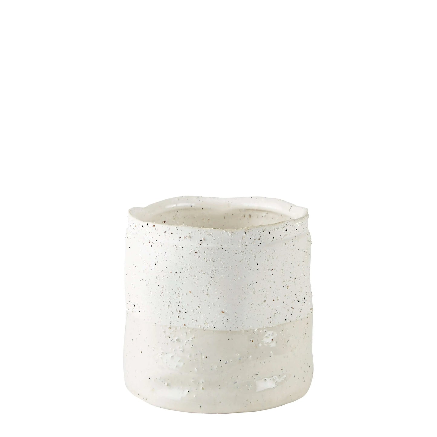 Flowerpot Ceramic White Small - Pieces SA