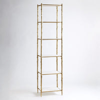 Load image into Gallery viewer, Arbor Etagere Brass and White Marble Furniture Pieces 
