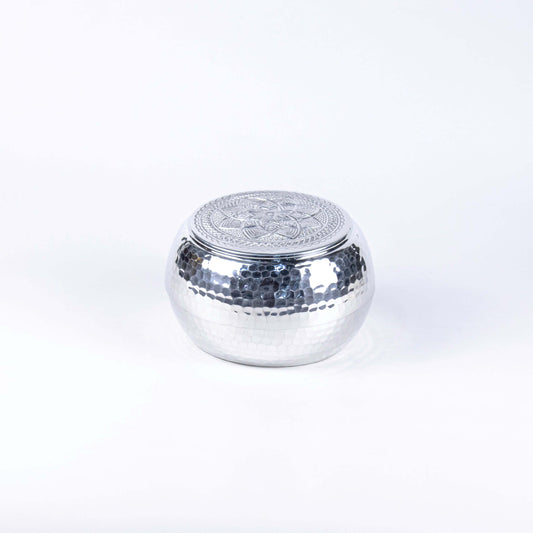 Silver Box with Engraved Top - Pieces SA