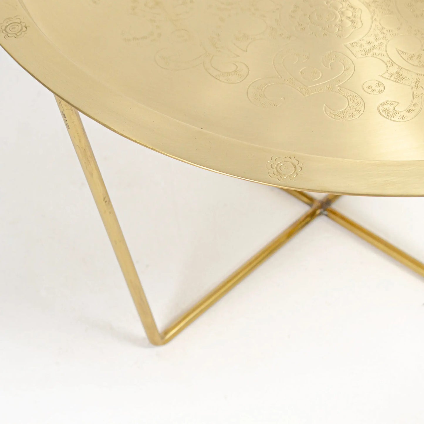 Side Table Matt Brass Big - Pieces SA