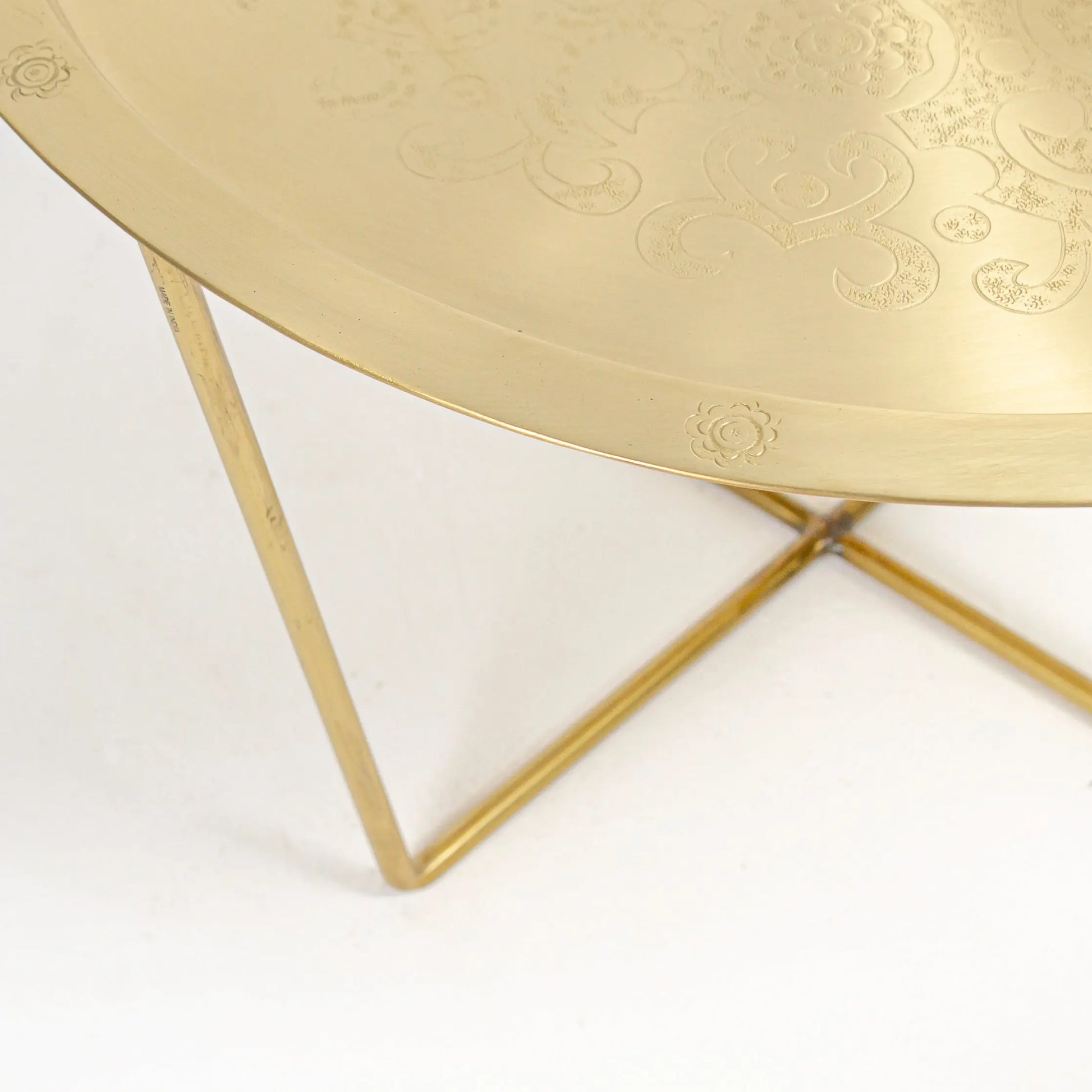 Side Table Matt Brass Big - Pieces SA