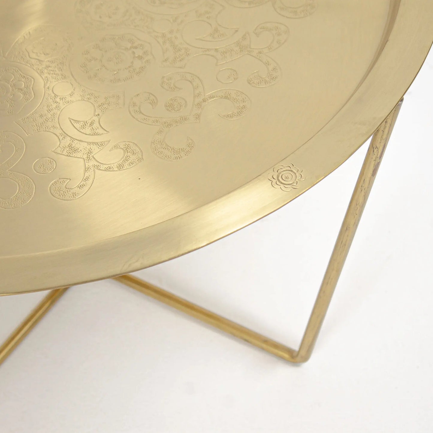 Side Table Matt Brass Big - Pieces SA