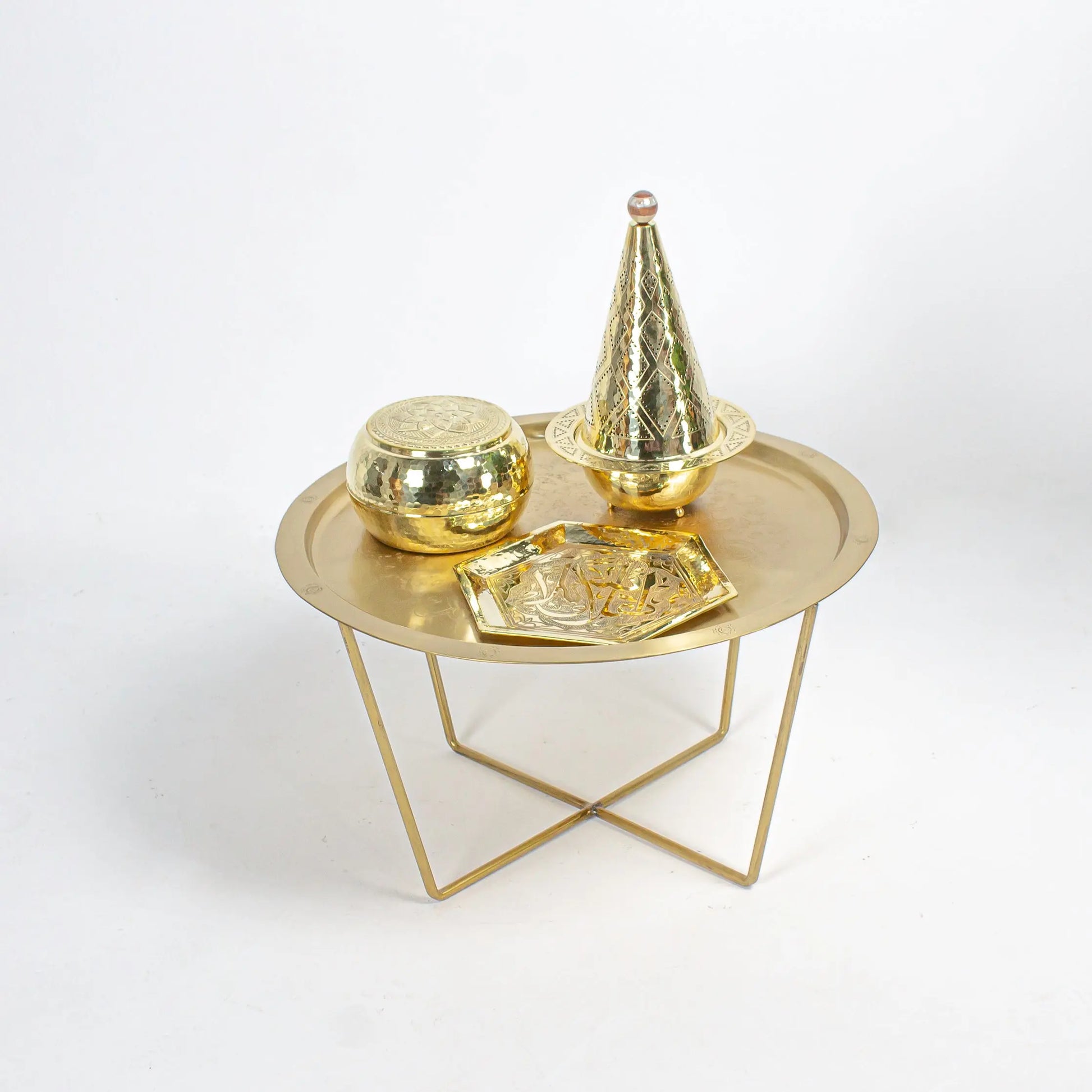 Side Table Matt Brass Small - Pieces SA