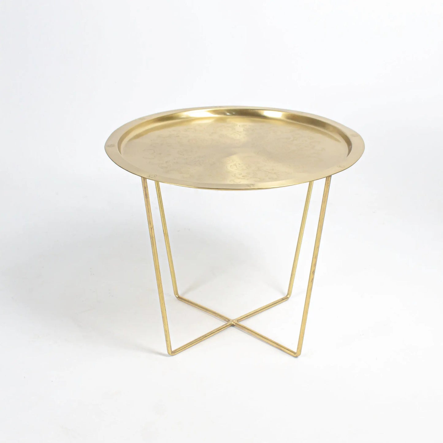 Side Table Matt Brass Big - Pieces SA