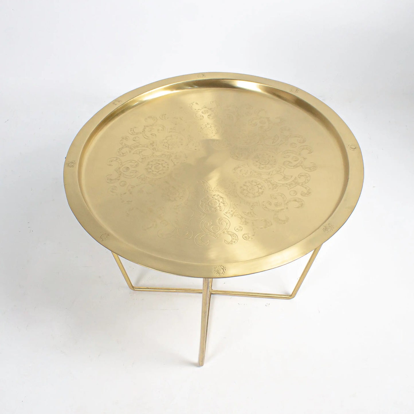 Side Table Matt Brass Big - Pieces SA