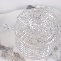 Load image into Gallery viewer, Chic &amp; Zen Sugar Bowl &amp; Spoon Clear
