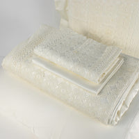 Load image into Gallery viewer, Bed Set Cream With Cream Lace
