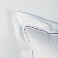 Load image into Gallery viewer, Bed Set White With Dark &amp; Light Purple lines
