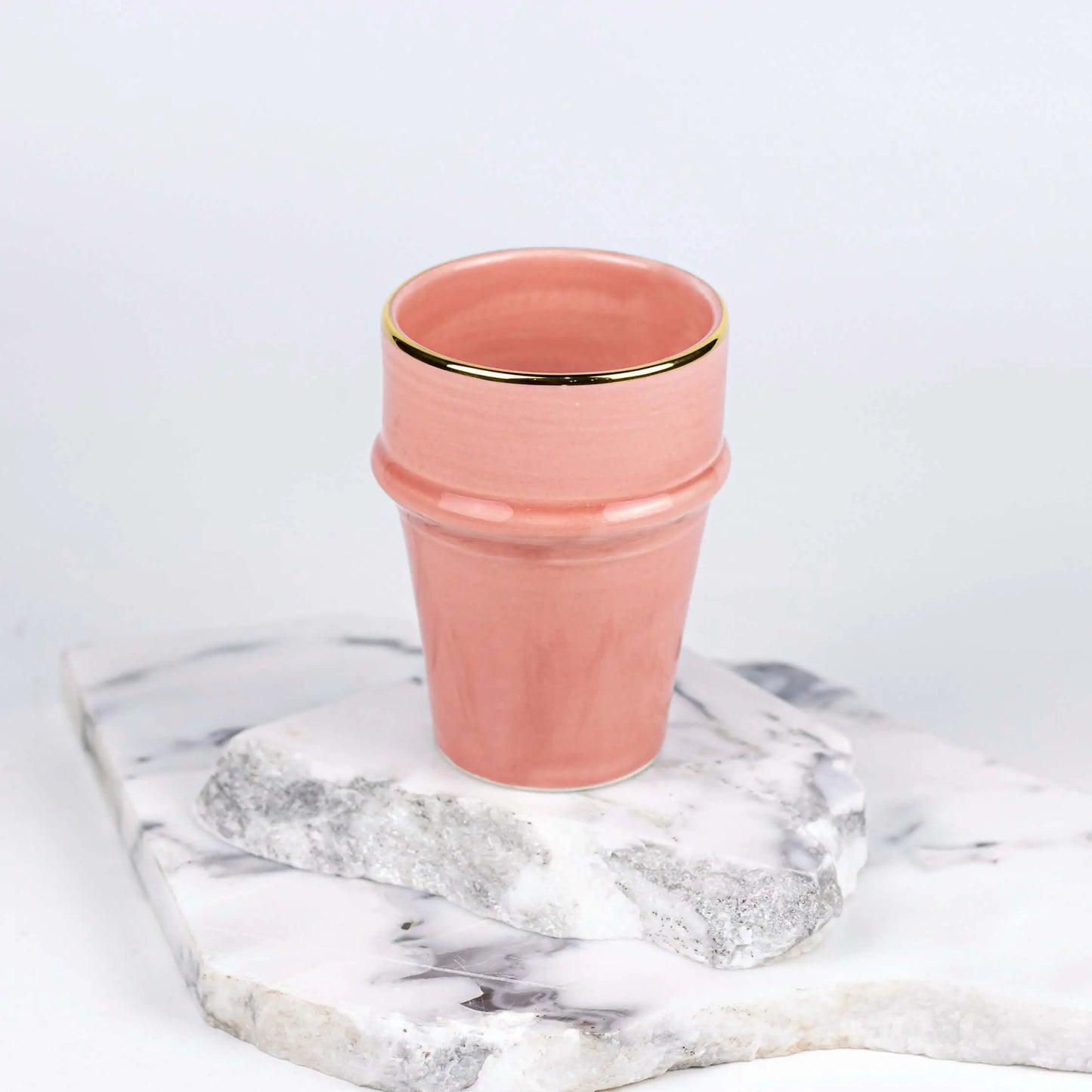 Beldi Cup Azza Plain Old Pink Gold Ceramic - Pieces SA