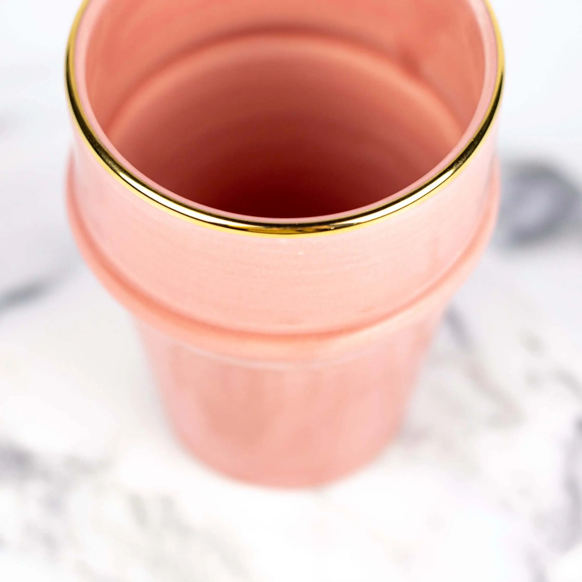 Beldi Cup Azza Plain Old Pink Gold Ceramic - Pieces SA