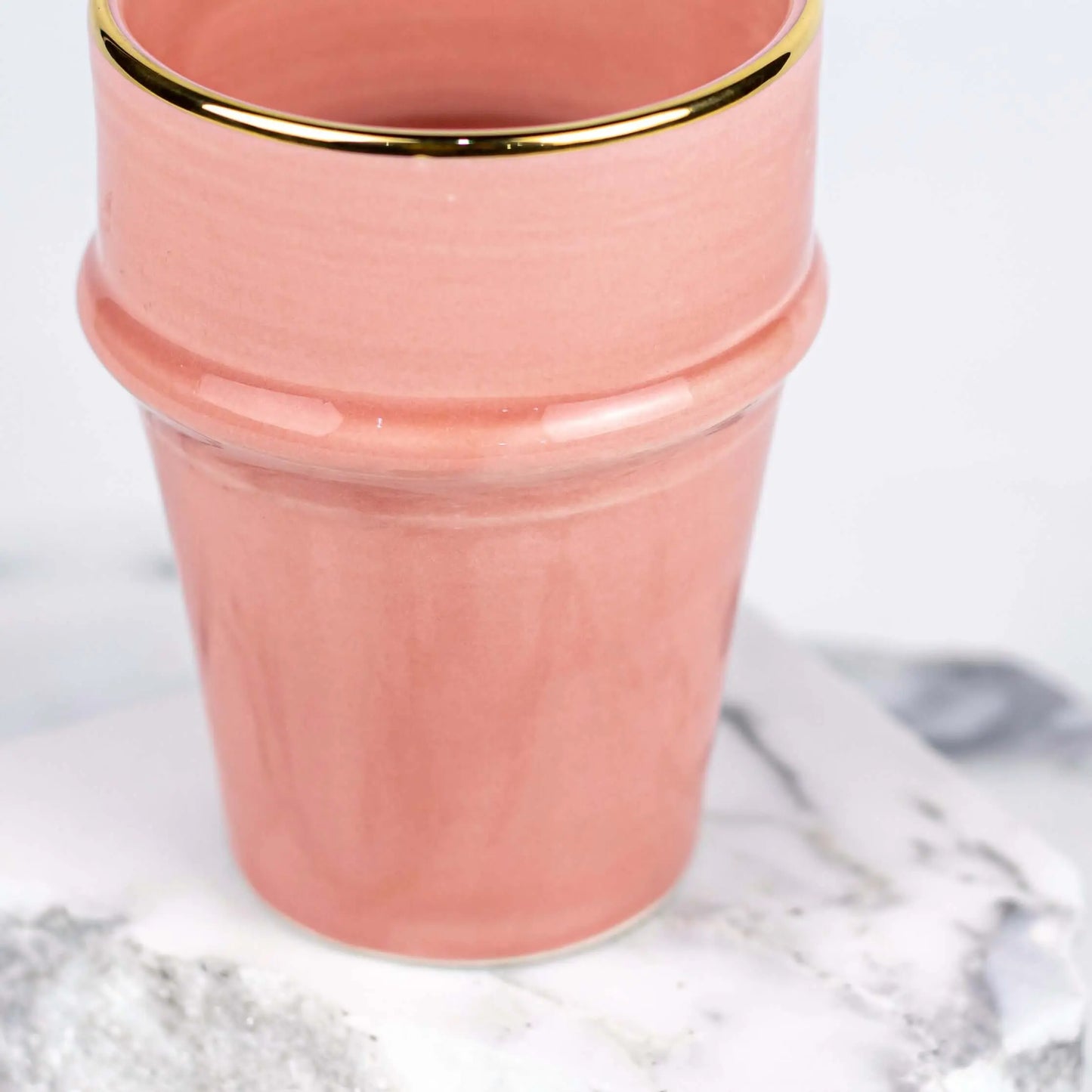 Beldi Cup Azza Plain Old Pink Gold Ceramic - Pieces SA