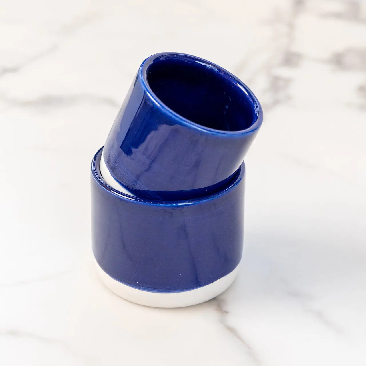 Handmade Blue Ink Cup Small xccscss.