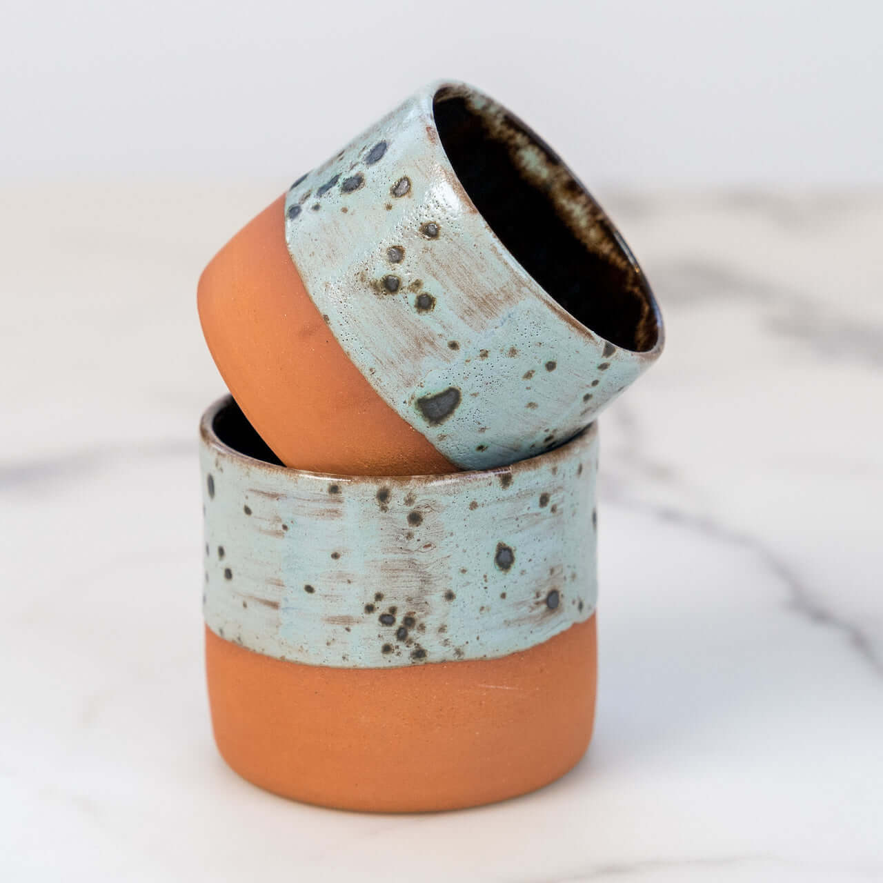 Clay Cup with Burnt Green Big - Pieces SA