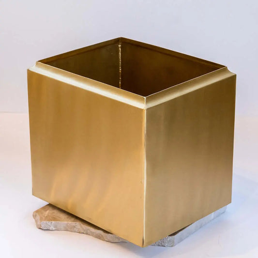 Brass Planter Plain Kamil Corporation