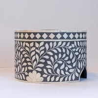 Load image into Gallery viewer, Inlay Black Floral Chocolate Stand xccscss.
