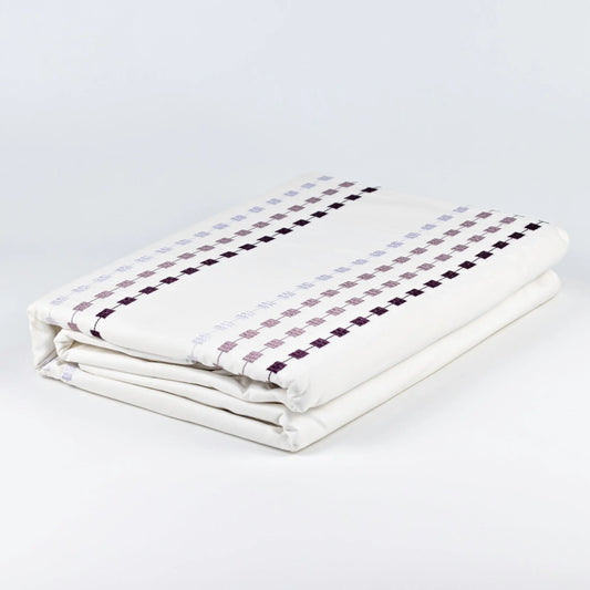 Kassatex White Lavender Queen Duvet Cover - Pieces SA