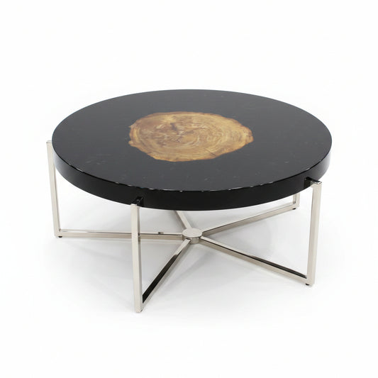 Coffee Table Pompidou Nickel Finish Eichholtz