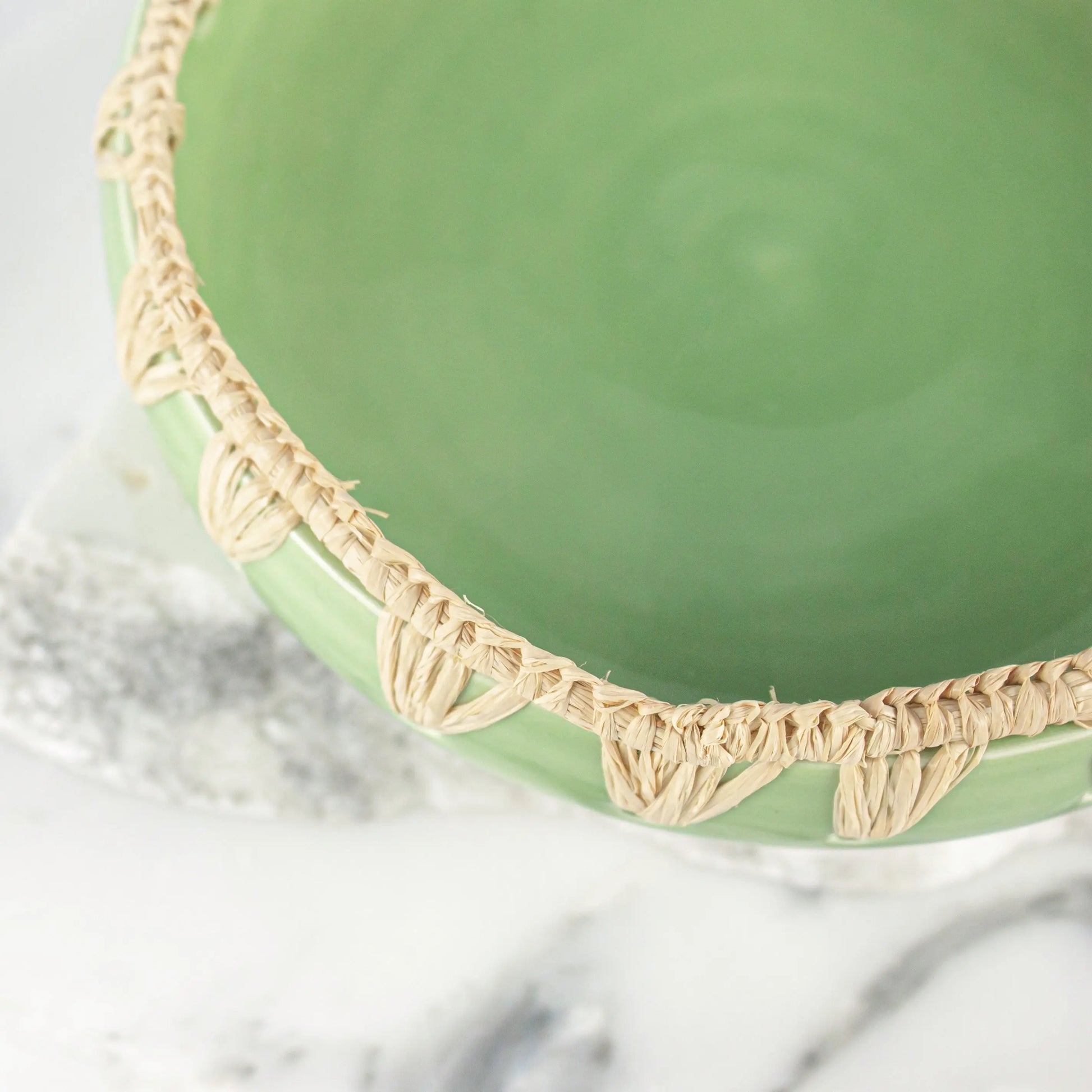 Raffia Ramekin Big Celadon - Pieces SA