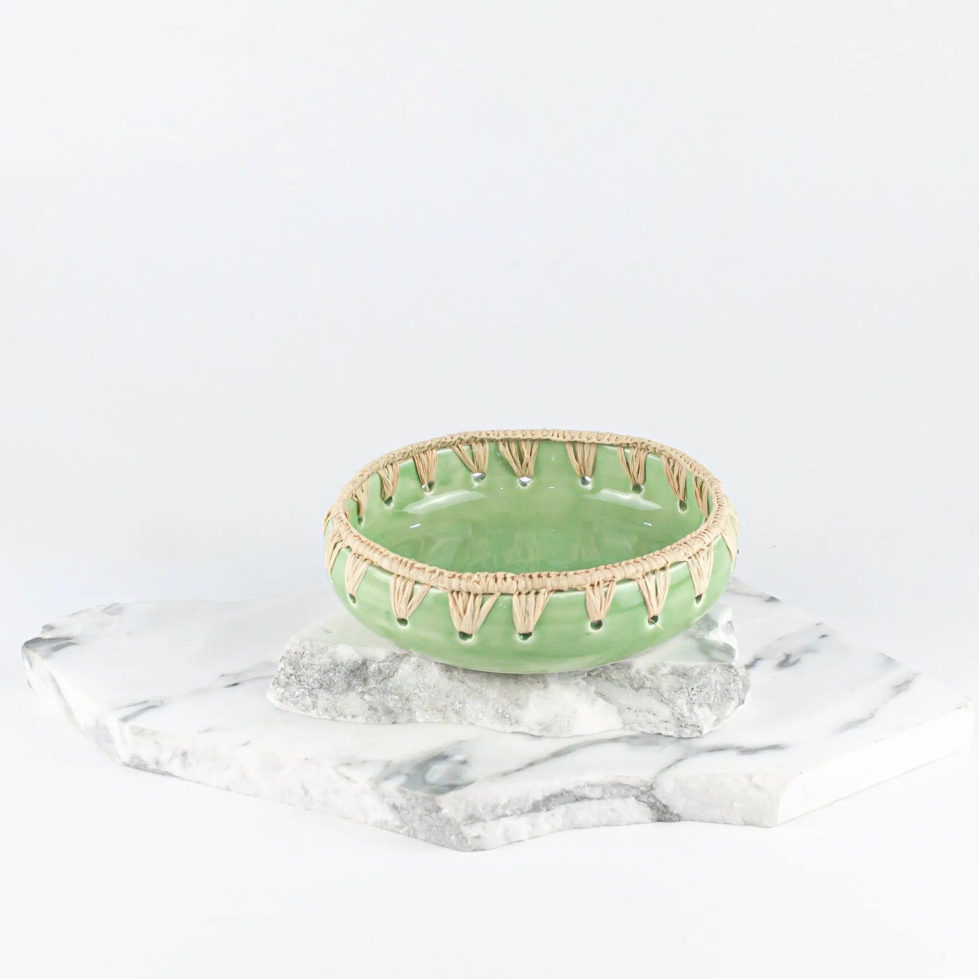 Raffia Ramekin Big Celadon - Pieces SA